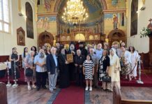 Τα Ιερά Λείψανα των Αγίων Τεσσάρων Νεομαρτύρων στην Μελβούρνη της Αυστραλίας